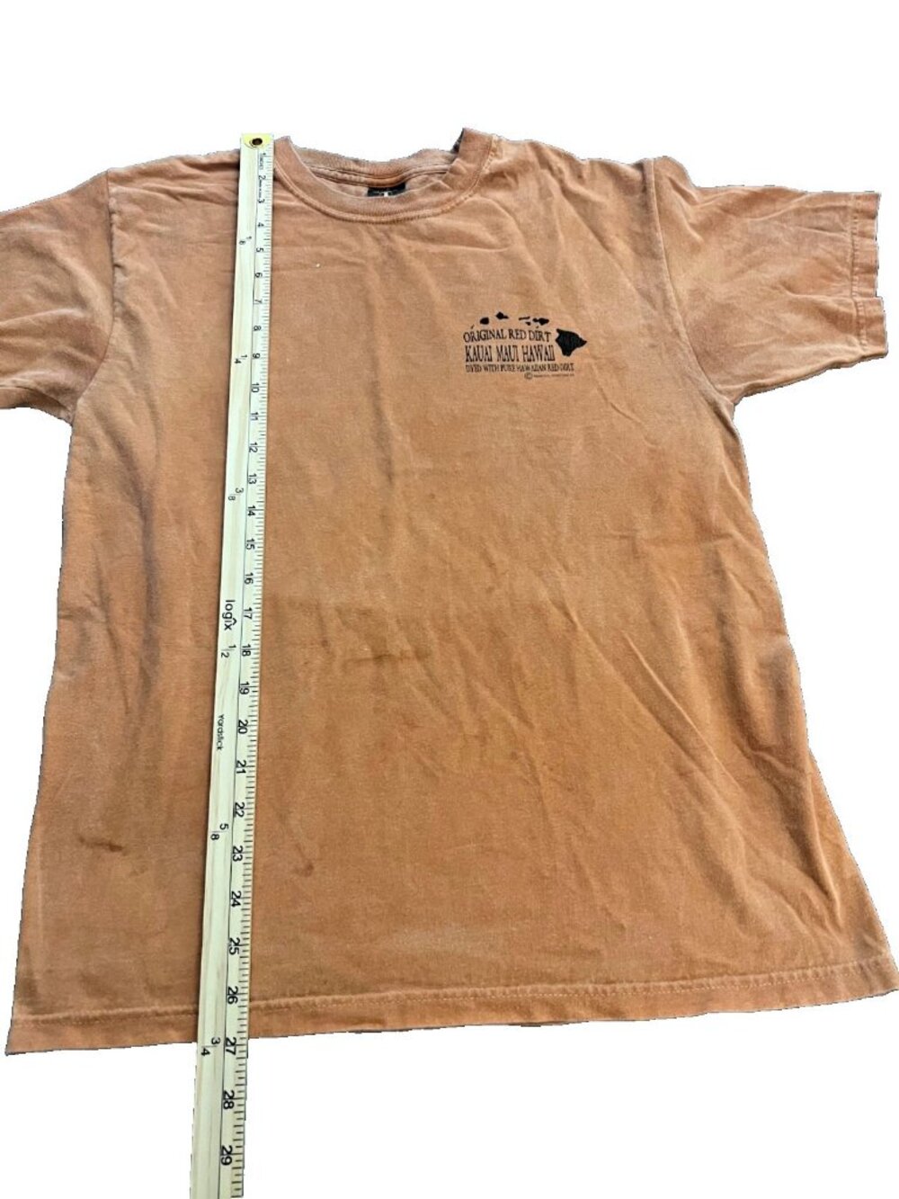 Vintage 90s Original Red Dirt Hawaii Shirt Older Than Dirt Hanes Beefy T Medium - Picture 6 of 7